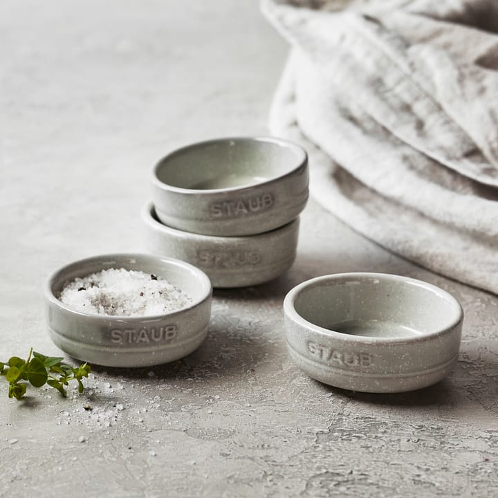 Staub New White Truffle mini skål 4-pak, Ø5 cm STAUB