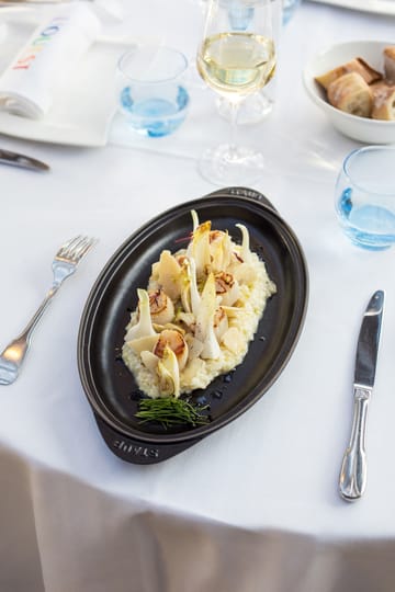 Staub oval fiskeform i støbejern - Sort - STAUB