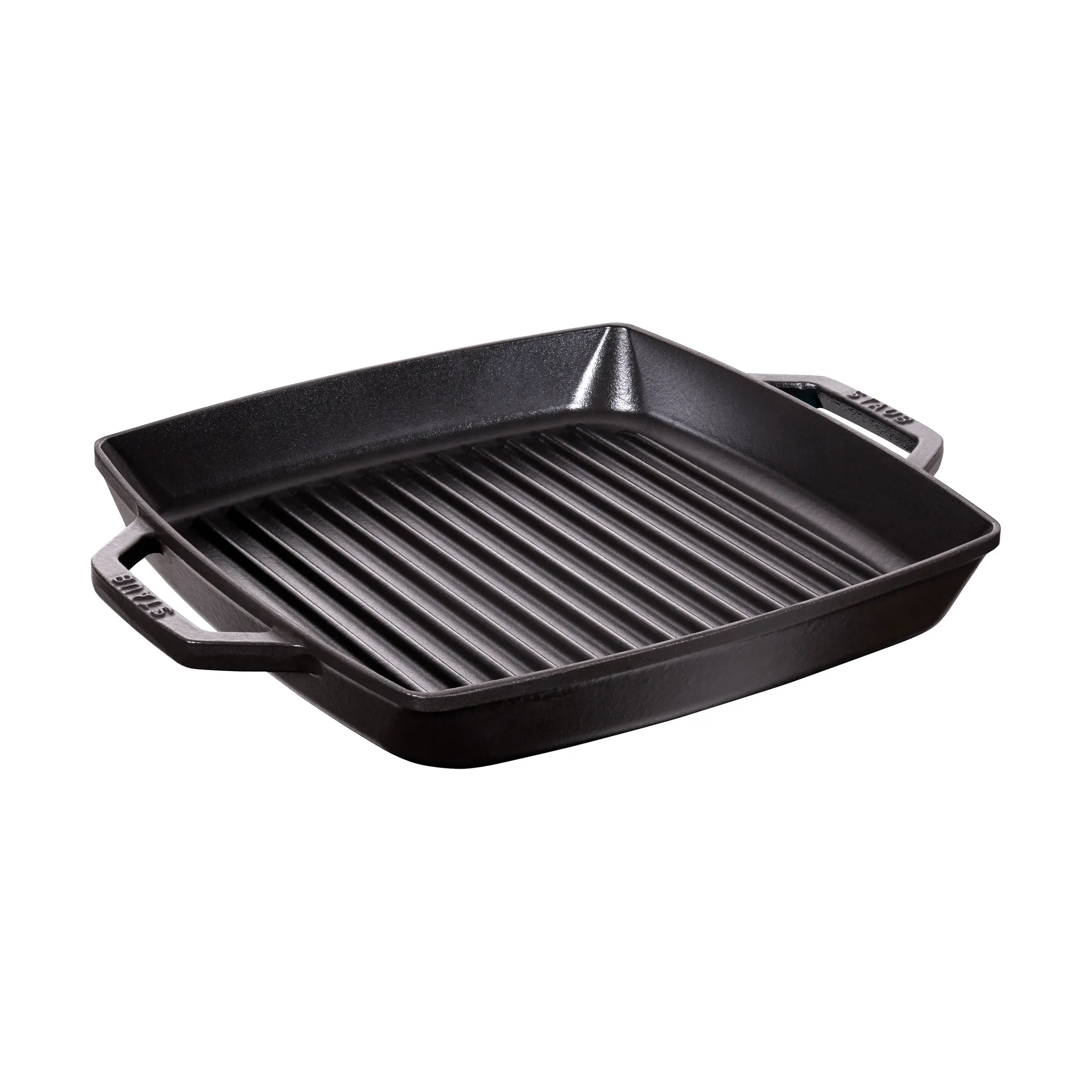 Staub Pure grillpande støbejern kvadratisk sort, 28 cm STAUB