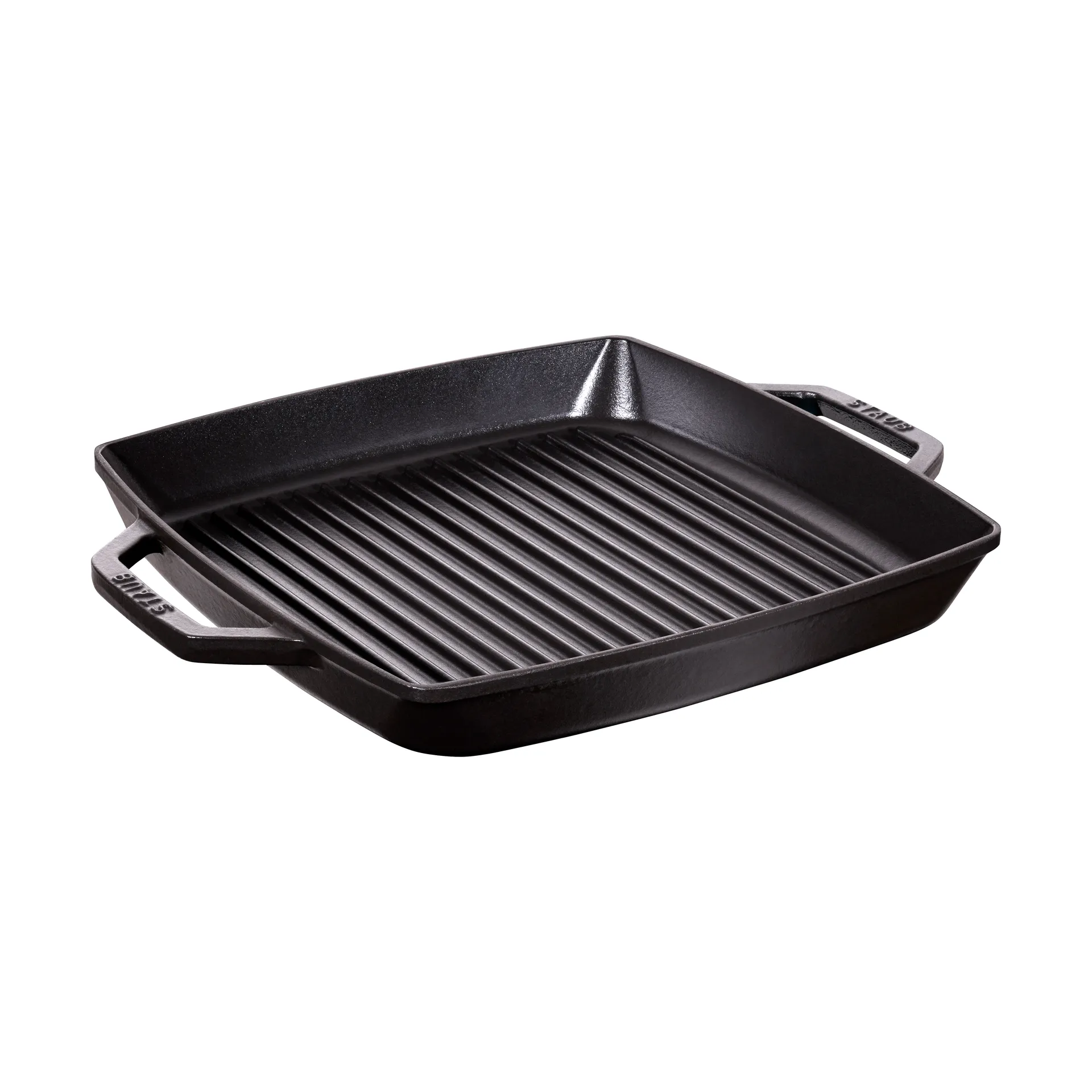 Staub Pure grillpande støbejern kvadratisk sort, 33 cm STAUB