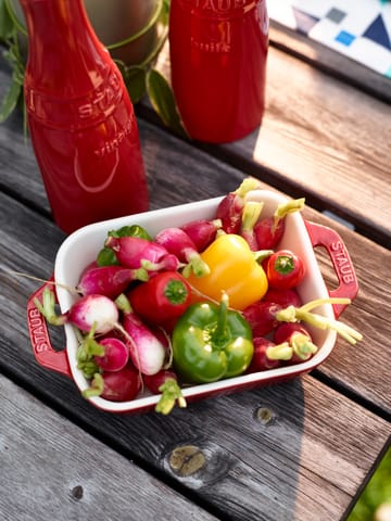 Staub rektangulær ovnform 14x11 cm - Rød - STAUB