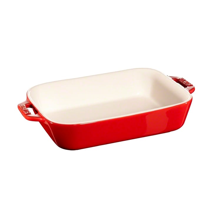 Staub rektangulær ovnform 20 x 16 cm - Rød - STAUB