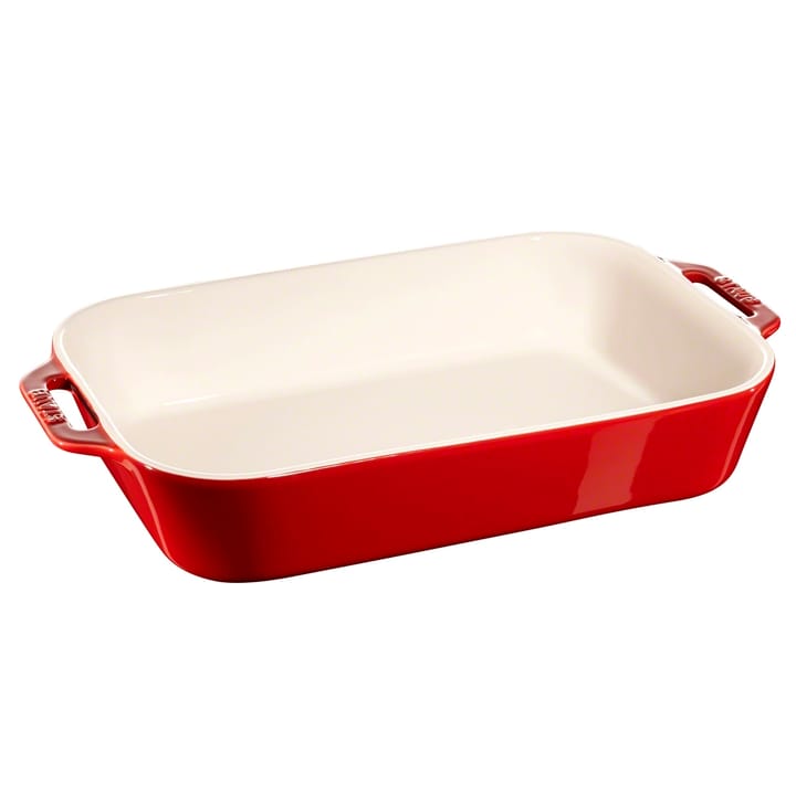 Staub rektangulær ovnform 34 x 24 cm - Rød - STAUB