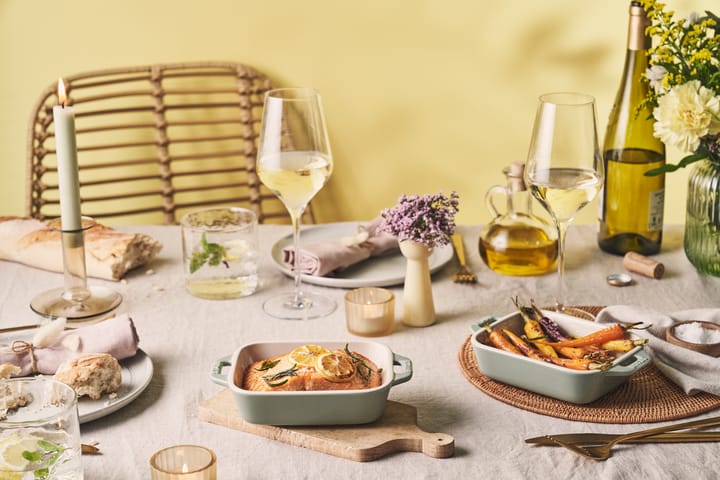 Staub rektangulær støbejern ovnfast fadsæt 2 dele, Eukalyptus STAUB