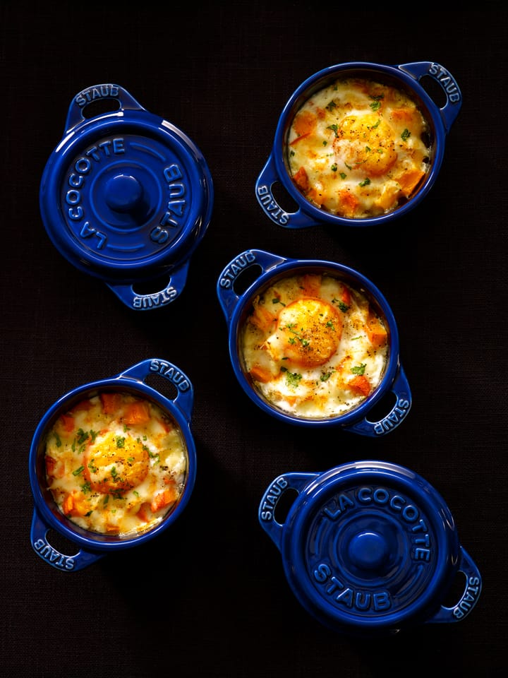 Staub rund minigryde 0,2 l, Blå STAUB