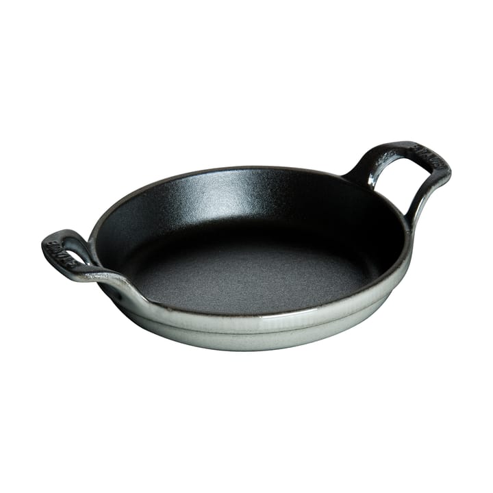 Staub rund ovnfast form støbejern Ø20 cm - Grafitgrå - STAUB