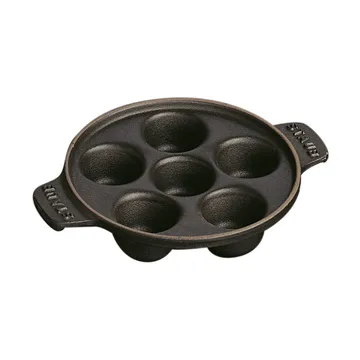 Staub snegletallerken støbejern Ø14 cm - Sort - STAUB