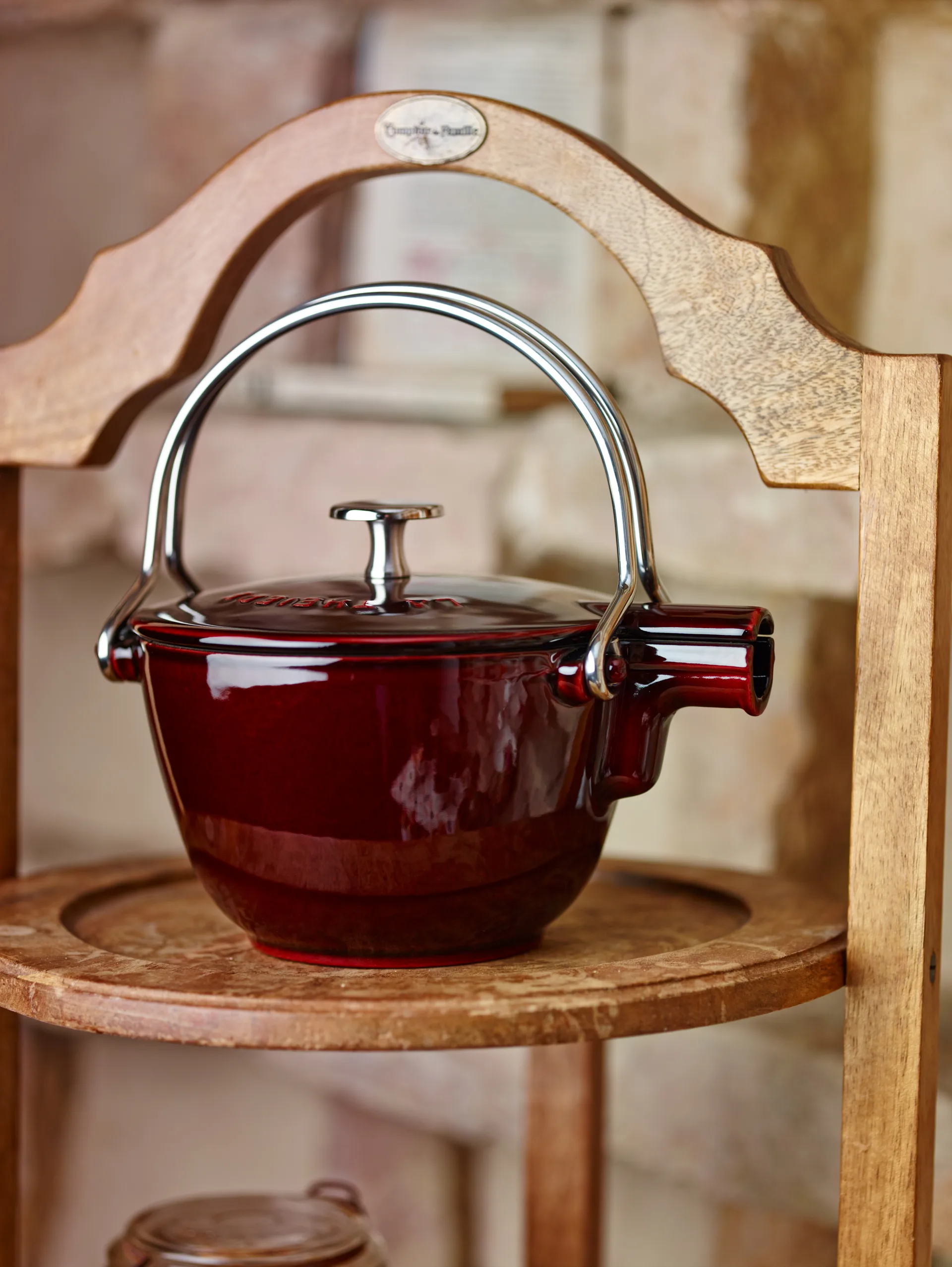 Staub tekande støbejern rund 1,15 L, Grenadine rød STAUB