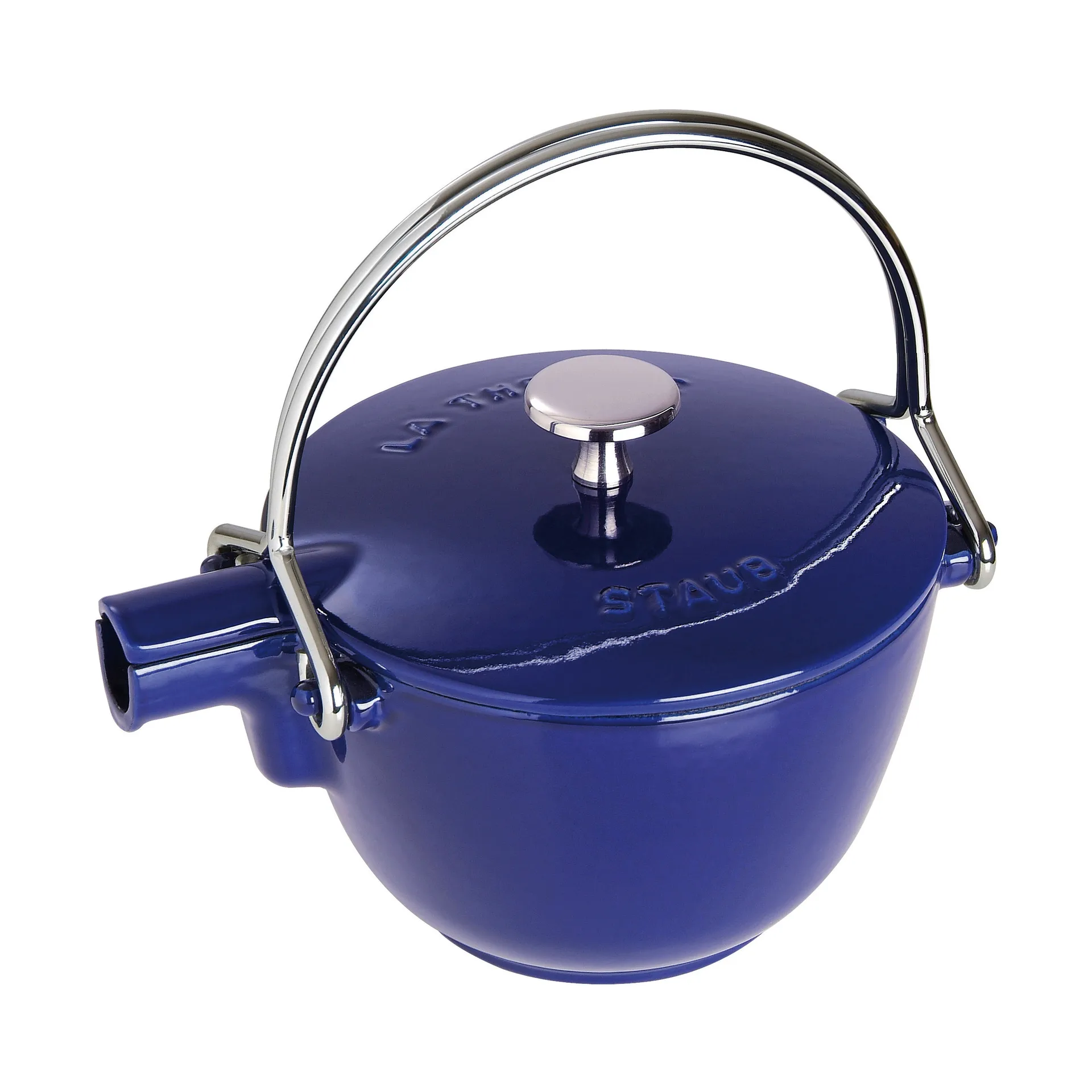 Staub tekande støbejern rund 1,15 L, Mørkeblå STAUB