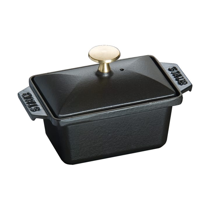 Staub Terrine ovnfast form støbejern sort - 15x11 cm - STAUB