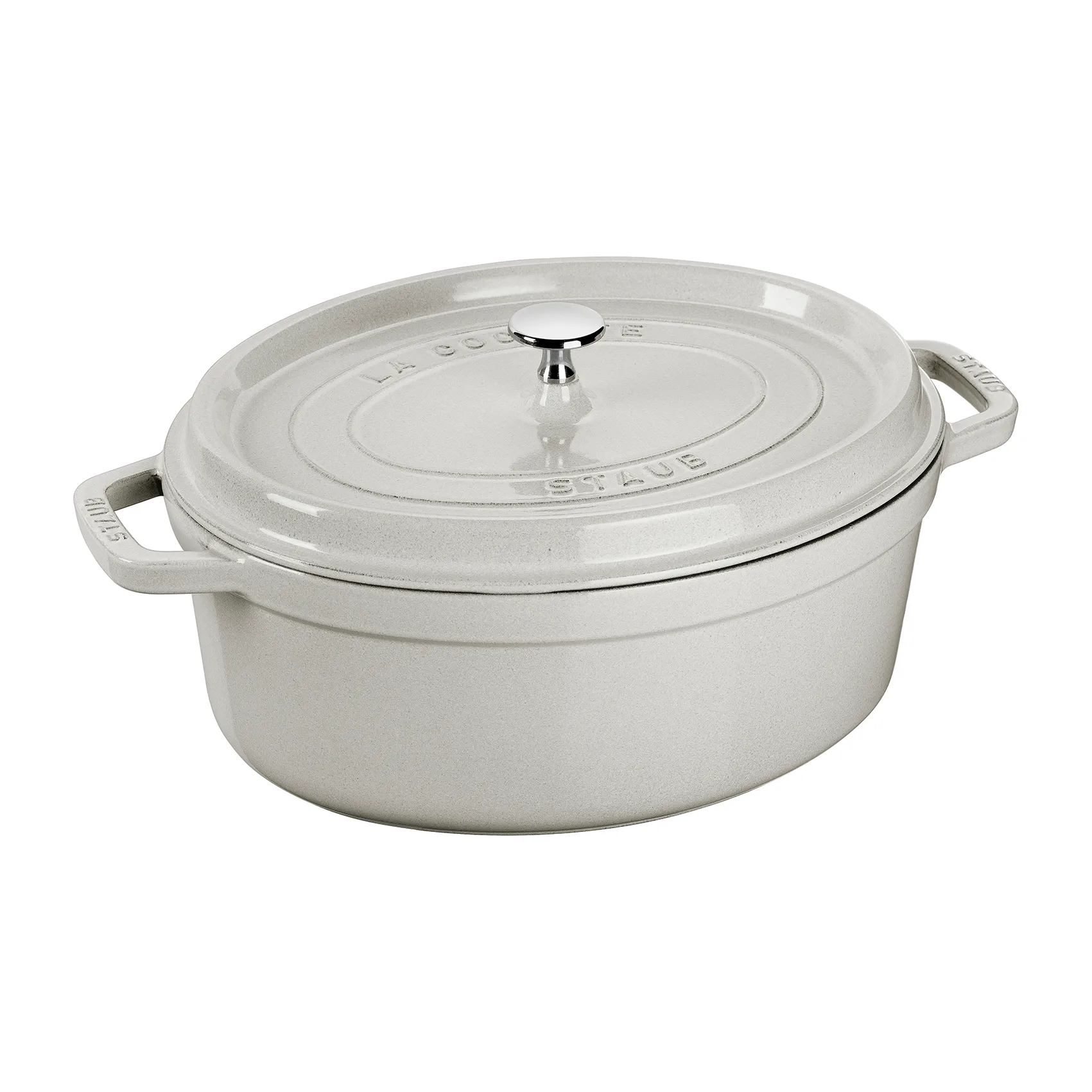 Staub White Truffle gryde oval, 3,2 L STAUB