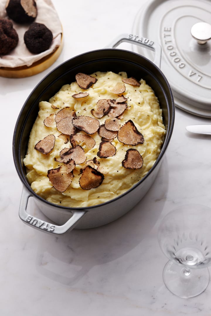 Staub White Truffle gryde oval, 4,2 L STAUB