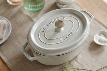 Staub White Truffle gryde oval - 4,2 L - STAUB