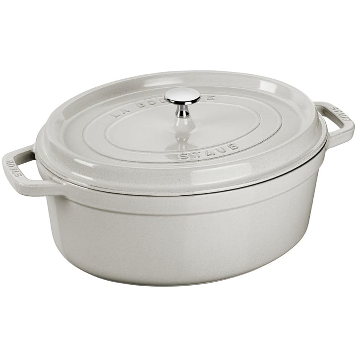 Staub White Truffle gryde oval - 8 L - STAUB