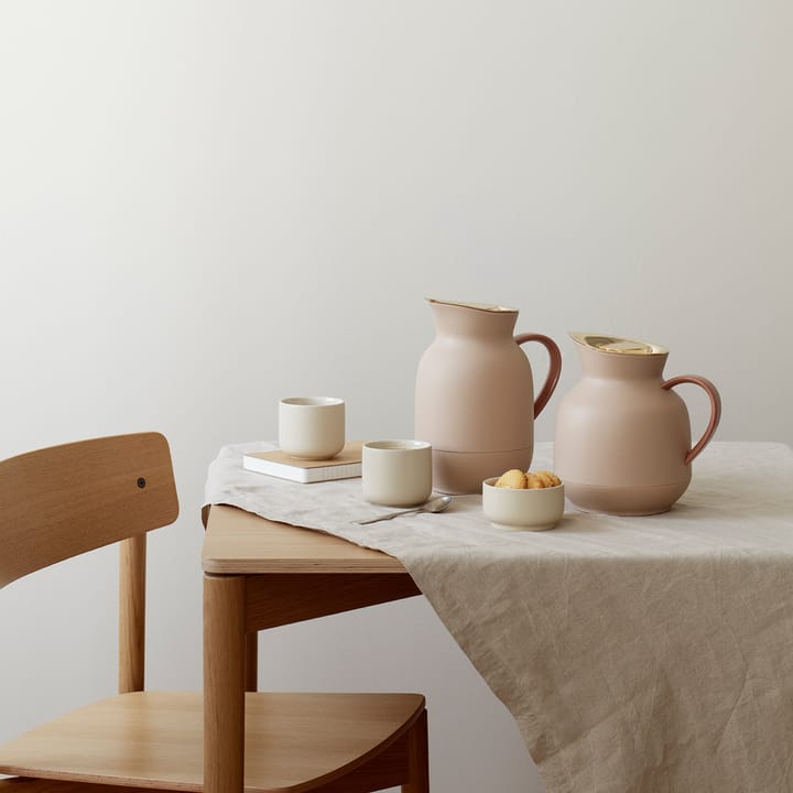 Amphora låg til termokande - Soft peach/Gold - Stelton