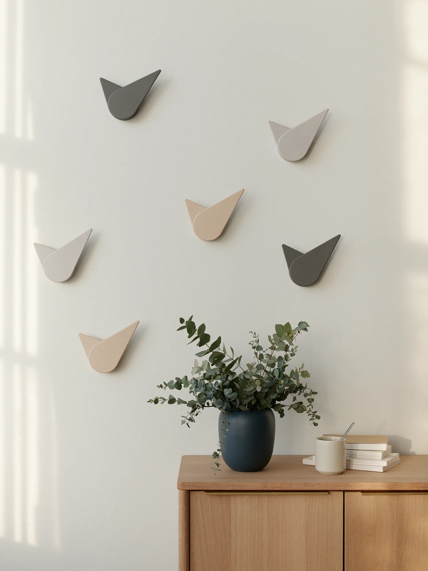 Birdie vægur 19,5 cm, Dark grey Stelton