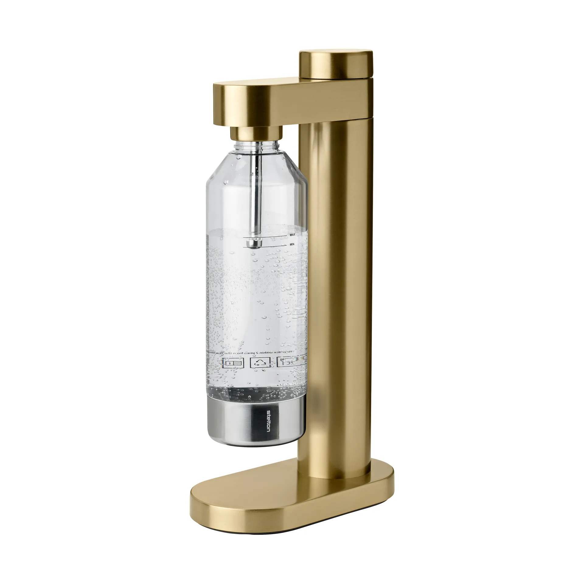 Brus sodavandsmaskine, Brushed brass Stelton
