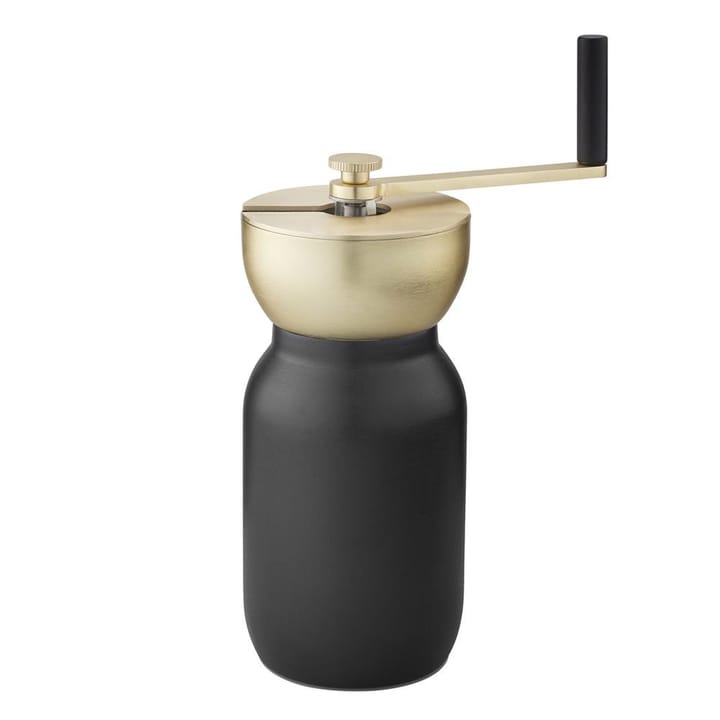 Collar kaffekværn, sort-messing Stelton