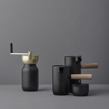 Collar kaffekværn - sort-messing - Stelton