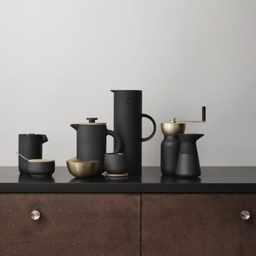 Collar kaffekværn - sort-messing - Stelton