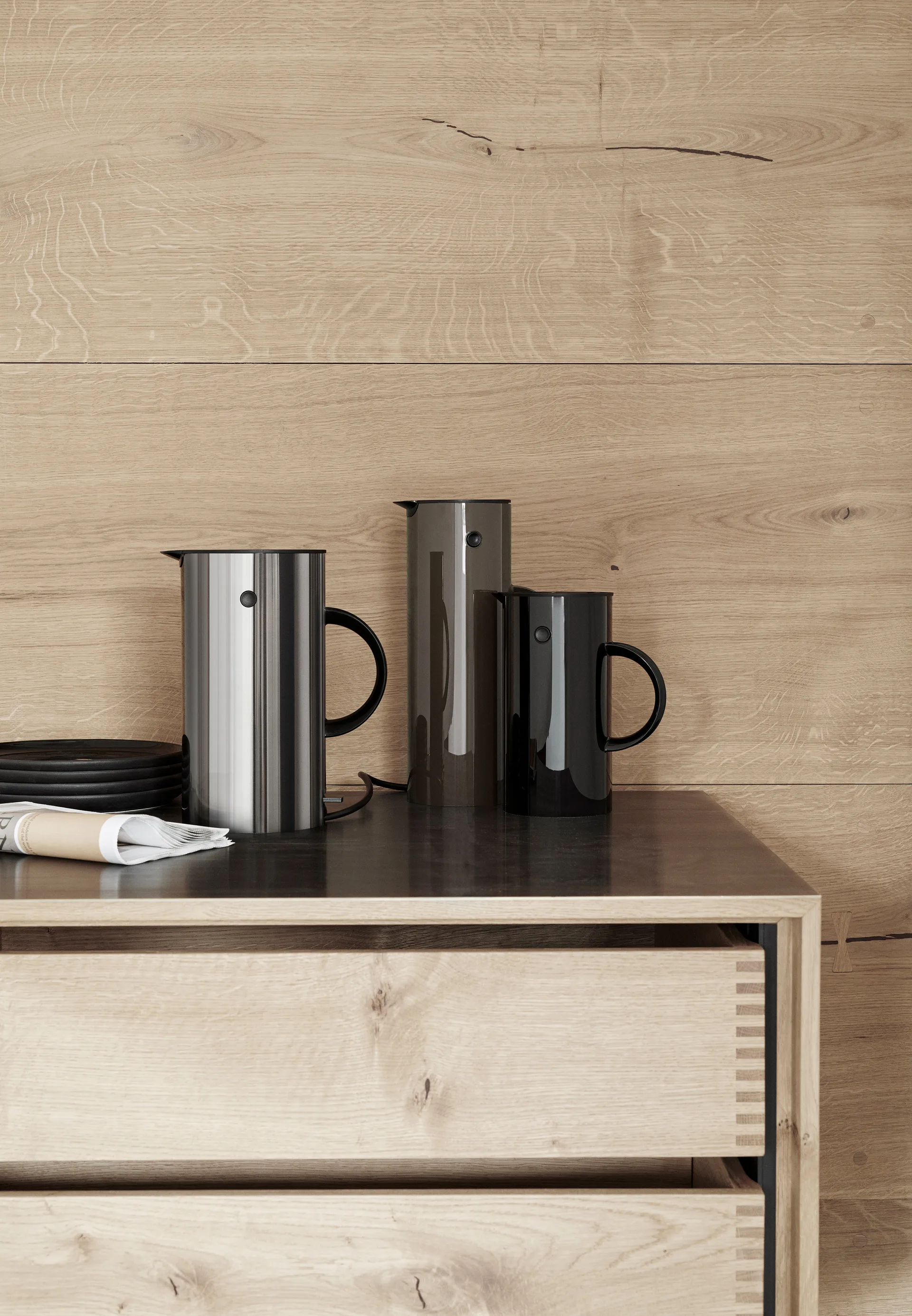 EM77 elkedel 1,5 l, Stål Stelton