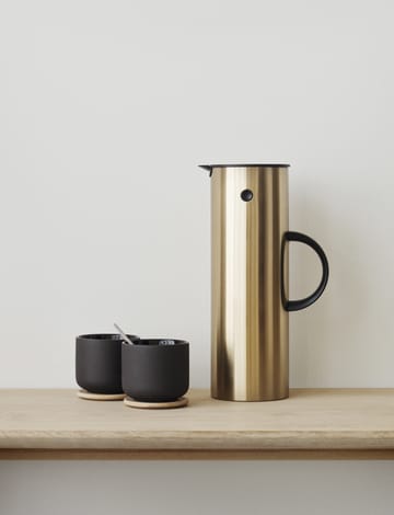 EM77 Stelton termokande 1 l - Brushed brass - Stelton