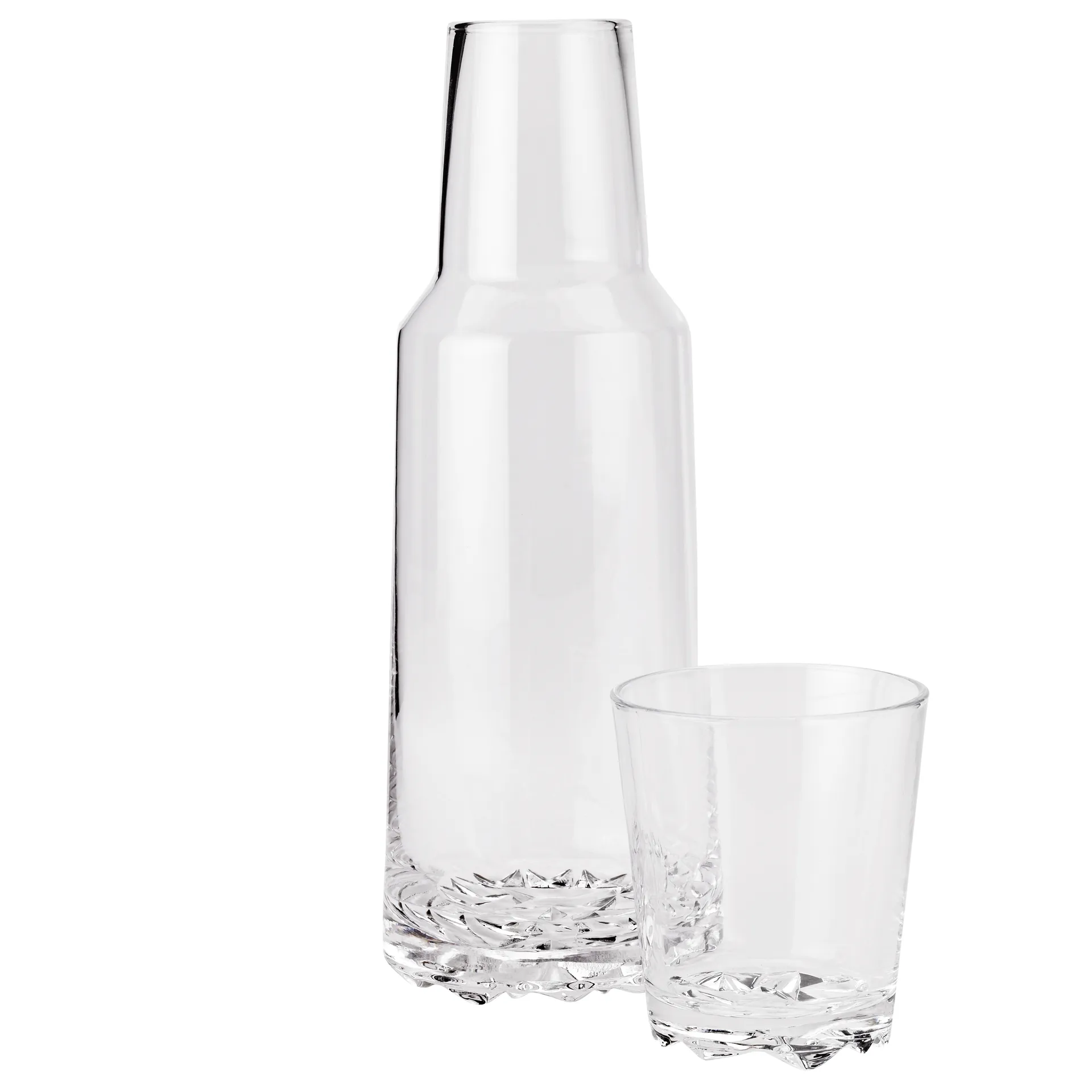 Glacier karaffel med glas, Klar Stelton