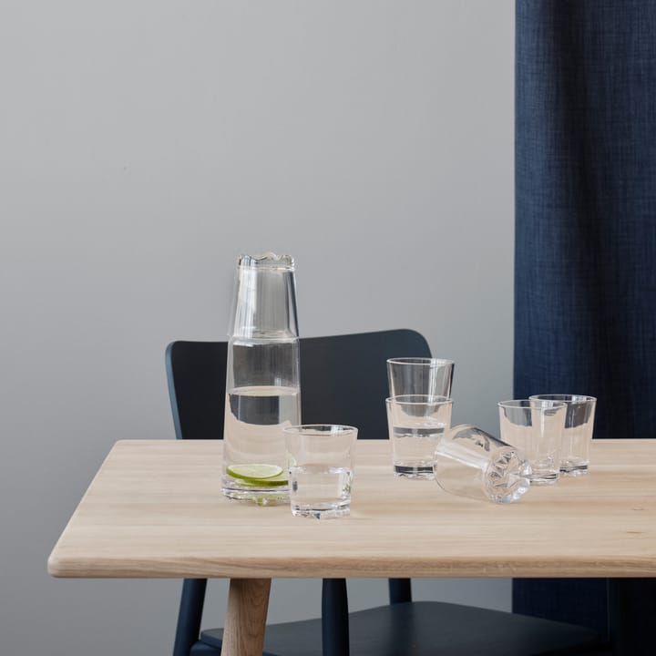 Glacier karaffel med glas, Klar Stelton