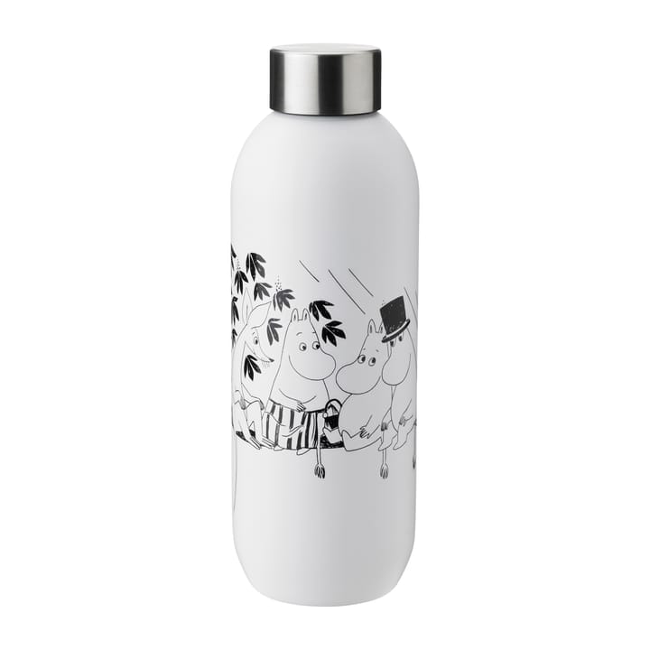 Keep Cool Mumin flaske 0,75 L - Soft white/Black - Stelton