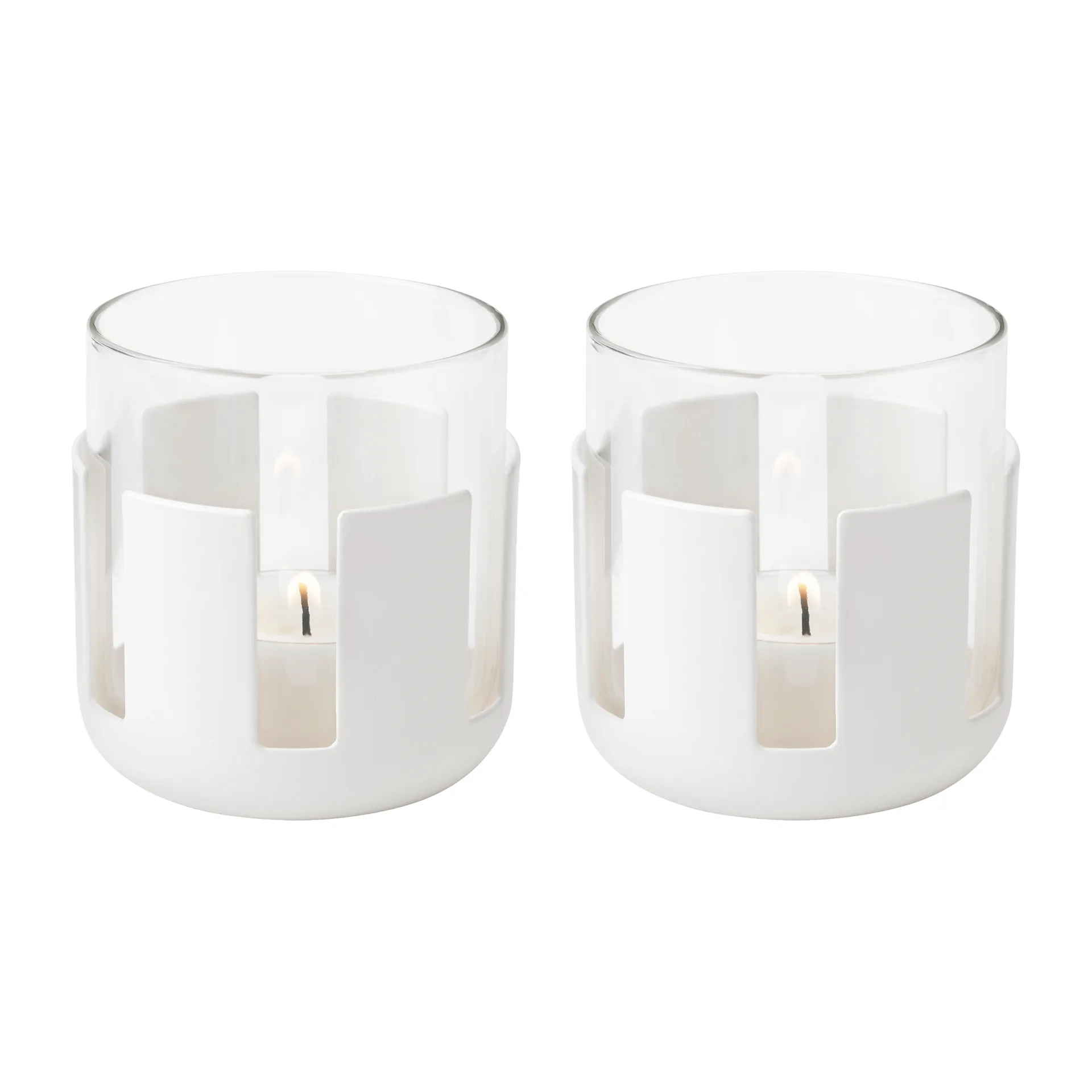 Luna fyrfadsstage 2-pak, Soft white Stelton