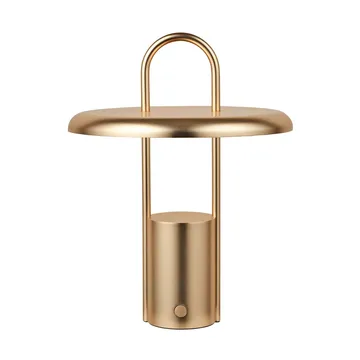 Pier LED-lampe bærbar 25 cm - Brass - Stelton