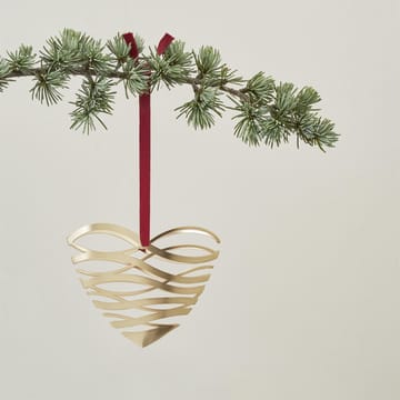 Tangle jule-ornament lille - hjerte - Stelton