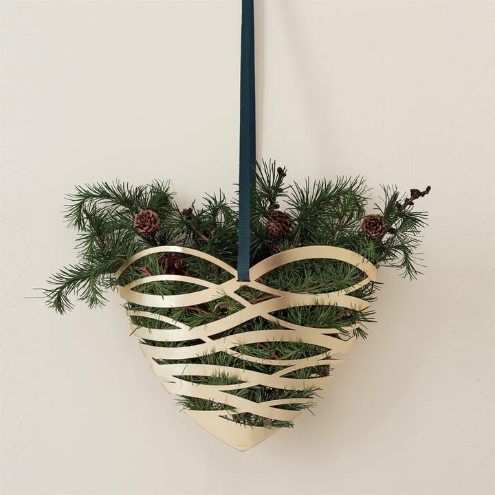 Tangle jule-ornament stor - hjerte - Stelton