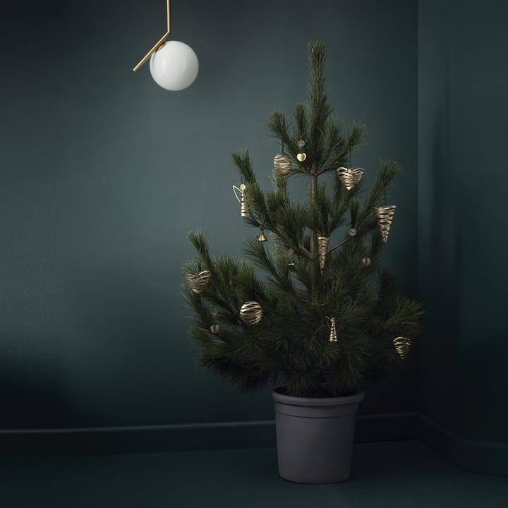 Tangle jule-ornament stor - hjerte - Stelton