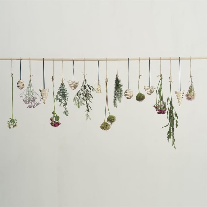Tangle jule-ornament stor - hjerte - Stelton