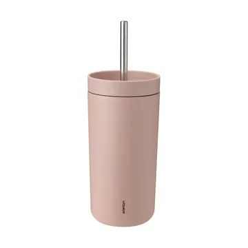 To Go Sip termokrus med sugerør 0,4 L - Heather - Stelton