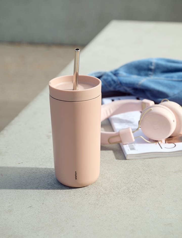 To Go Sip termokrus med sugerør 0,4 L, Heather Stelton