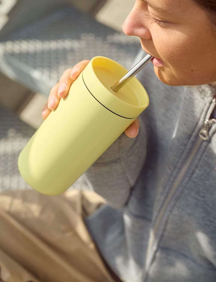 To Go Sip termokrus med sugerør 0,4 L, Laevis Stelton