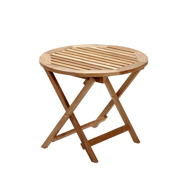 Alnö sidebord Ø55 cm - Teak - Stockamöllan