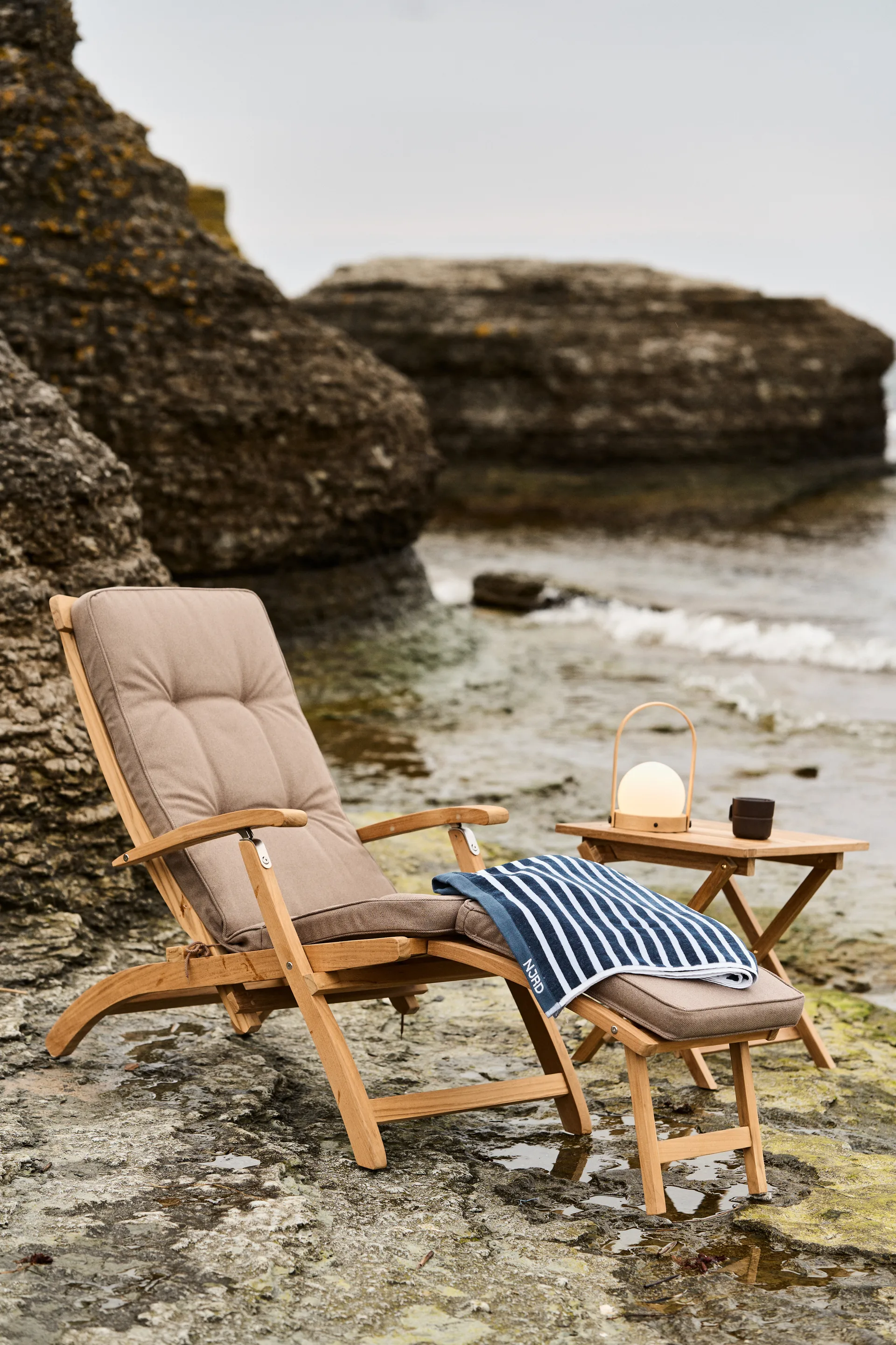 Lobby/SAL hynde til dækstol, Taupe (beige) Stockamöllan