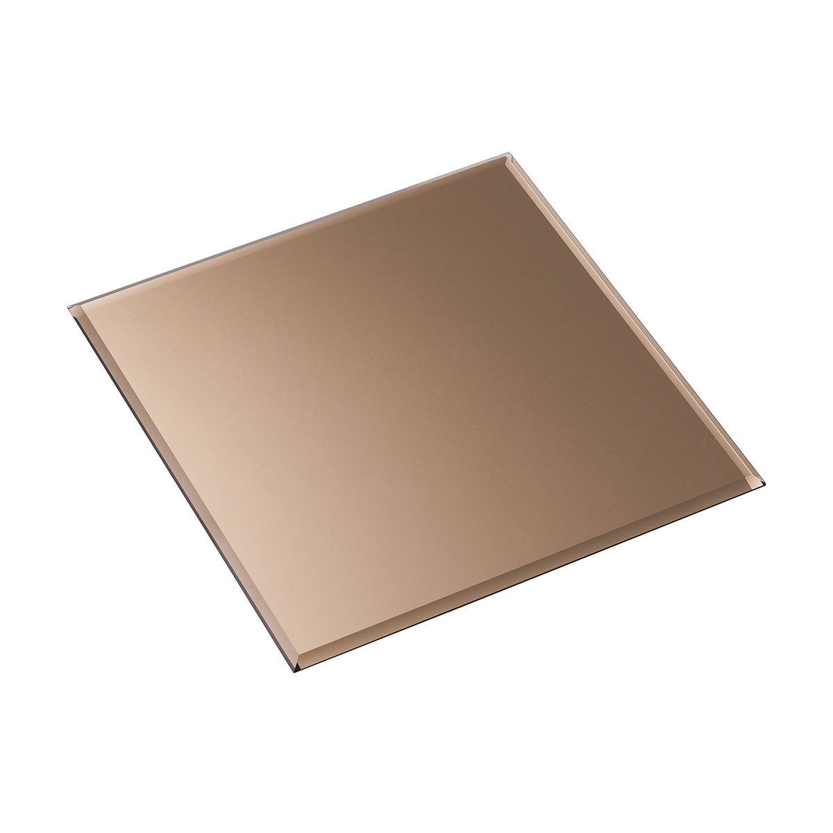 STOFF Nagel glasplade square Smoked brown (5700002185839)