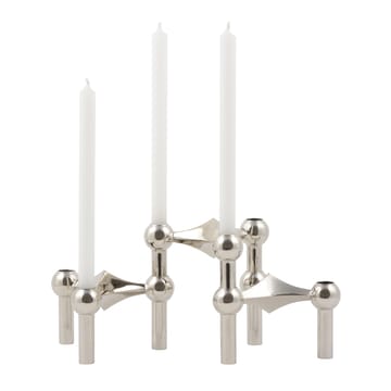 Nagel lysestage - krom - STOFF