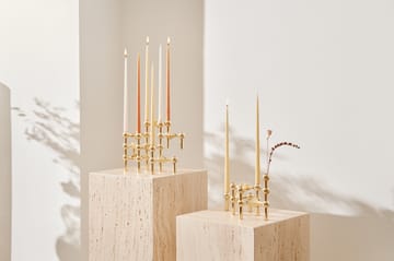 Nagel lysestage - messing - STOFF