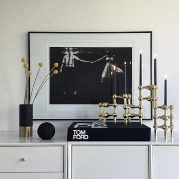 Nagel lysestage - messing - STOFF