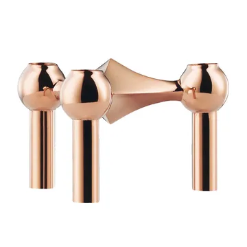 Nagel lysestage - Roséguld - STOFF Nagel