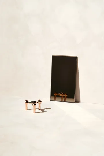 Nagel lysestage - Roséguld - STOFF Nagel