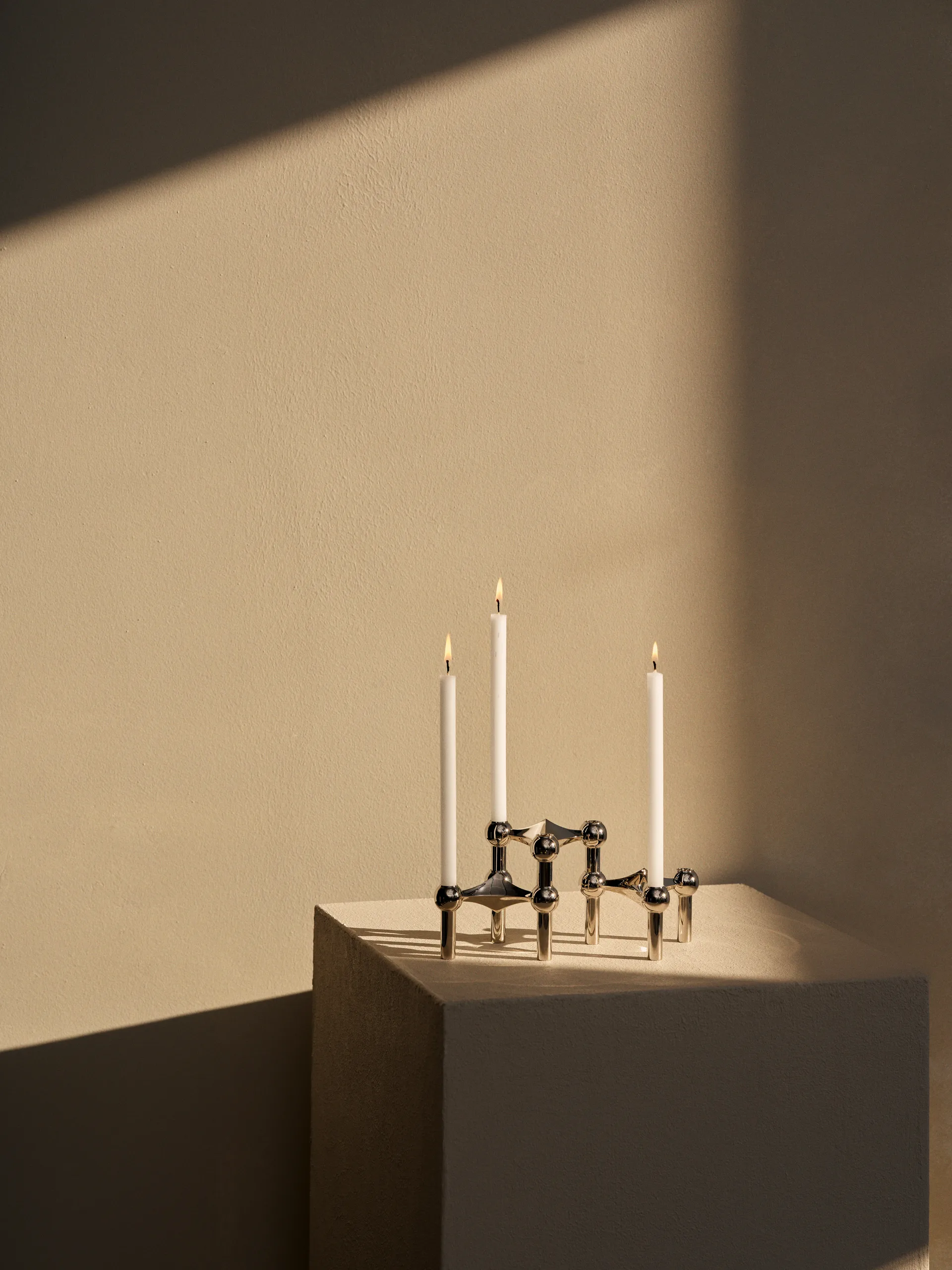 Nagel paraffinlys 12 pak, hvid STOFF Nagel