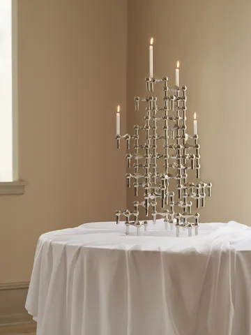 Nagel paraffinlys 12 pak - hvid - STOFF Nagel