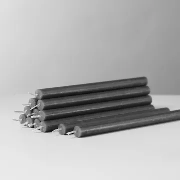 Nagel paraffinlys 12 pak - Antracit - STOFF