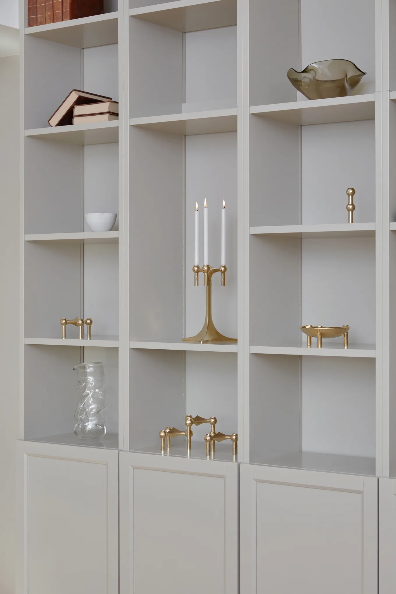 Nagel paraffinlys 12 pak, hvid STOFF